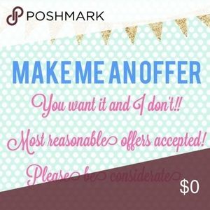 Make an offer on items more than $5!
